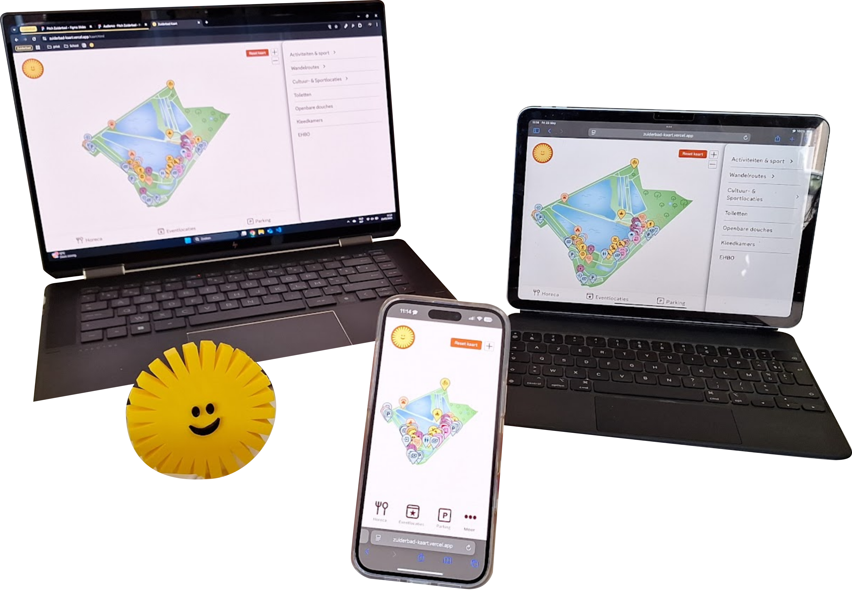 Zuiderbad responsive design